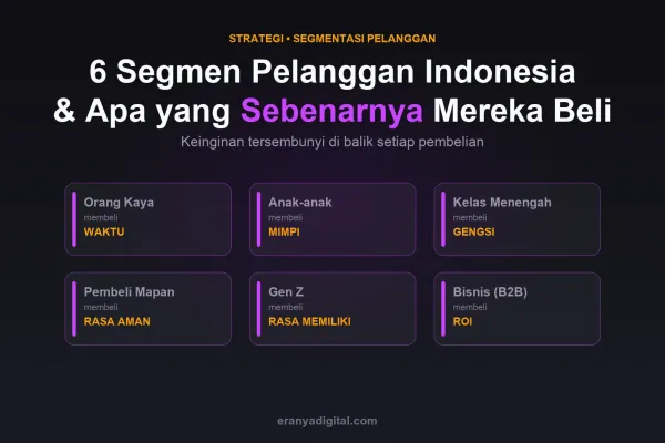 Map of 6 Customer Segments in Indonesia and the Hidden Desire of Each — Strategy Guide for Business Owners